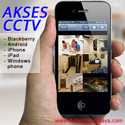 Akses CCTV melalui Handphone Android, iPhone, Blackberry anda