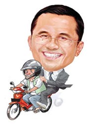 Menteri BUMN antik Dahlan iskan