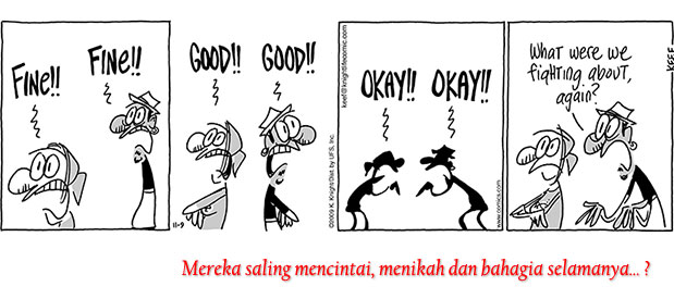 Anda baru mengetahui karakter asli pasangan anda setelah menikah dan punya anak