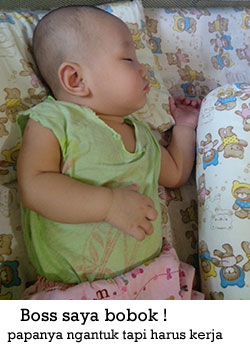 Kerja sambil jaga anak itu berat dan melelahkan