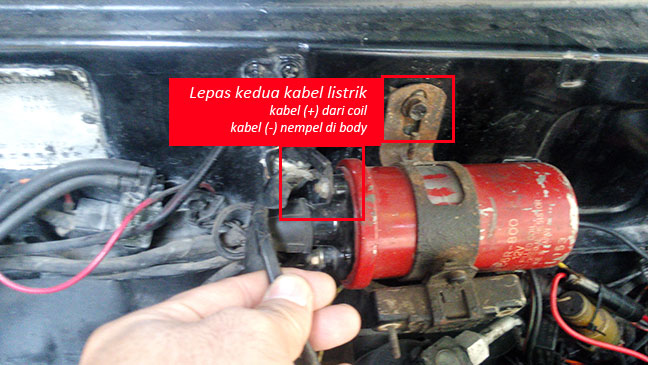 Skema kelistirkan pompa bensin elektrik mobil Suzuki Forsa