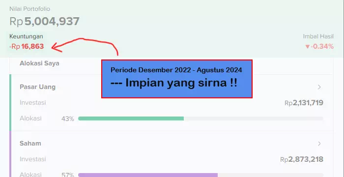 Pengalaman investasi reksadana di Bibit