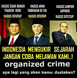 Website untuk kampanye hitam prabowo