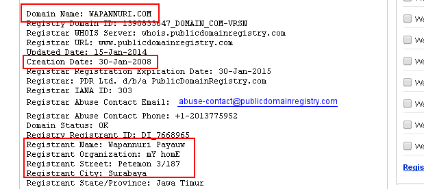 Cara mengecek website dengan Whois Domain Tool
