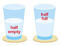 Cara pandang anda menentukan emosi yang keluar. Positif atau negatif