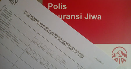 Formulir klaim asuransi AIA Life