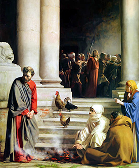 Petrus menyangkal Yesus