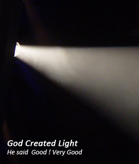 Tuhan menciptakan terang, dan berkata bagus sekali