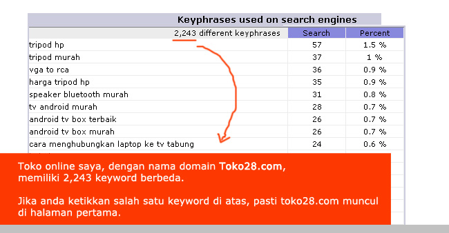 Cara menganalisa keyword website