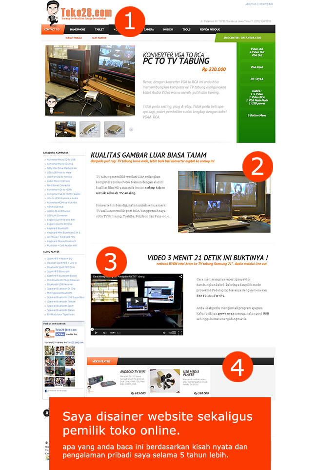 Cara menjual barang online lewat website