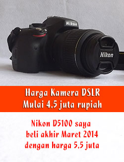 Harga nikon d5100 terbaru