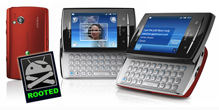 Sukses root xperia x10 mini pro