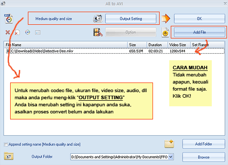 Tutorial Video Converter dengan Format Factory